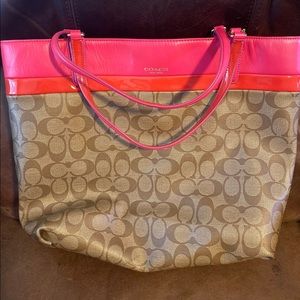 Coach Zip Top Tote